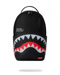 לצפייה במוצר SPRAYGROUND SHARK CENTRAL EMBROIDERED BLACK BACKPACK